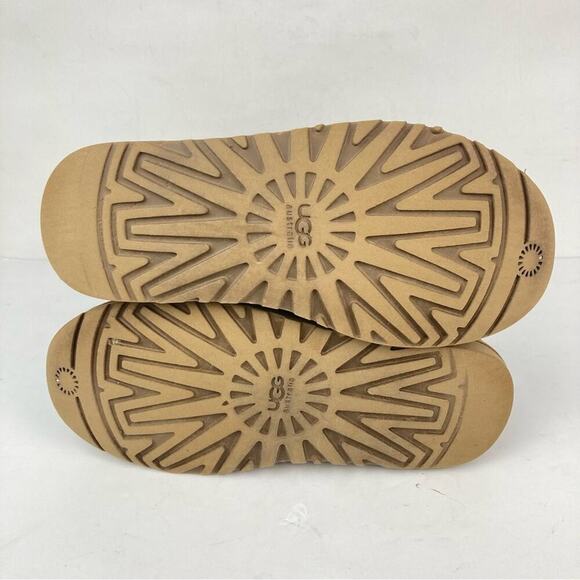 UGG Classic Chestnut Brown Boots Size 5 Genuine Leather/Sheepskin - Picture 13 of 14